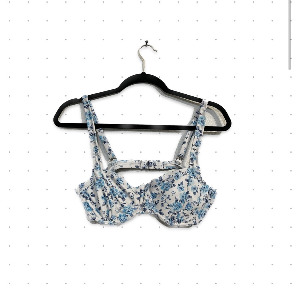 Floral bikini top